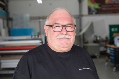 Alpha Druck + Werbung Elmshorn über uns Team 04 Rainer Förthmann